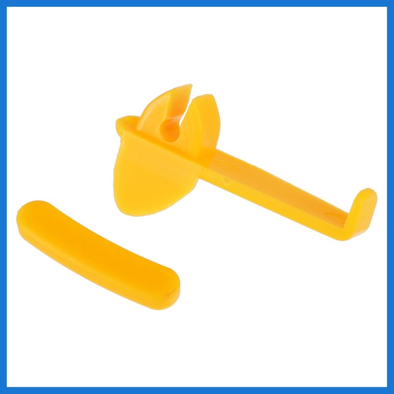 VekAuto 6 Set Tire Changer Plastic Insert Tire Demount Head Tire Machine Guard Wheel Side Protector for Mount Demount Duck Head Tyre Repair 2.48"x0.71"x1.18" Auto Accessories - Image 5